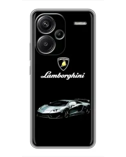 Чехол для Xiaomi Redmi Note 13 Pro Plus с картинкой «Логотип Lamborghini классика»