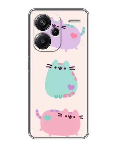 Чехол для Xiaomi Redmi Note 13 Pro Plus с картинкой «Pusheen трио» Чехол для Xiaomi Redmi Note 13 Pro Plus с картинкой «Pusheen трио»