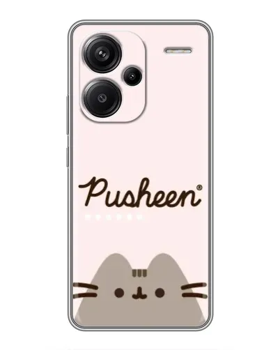 Чехол для Xiaomi Redmi Note 13 Pro Plus с картинкой «Pusheen логотип» Чехол для Xiaomi Redmi Note 13 Pro Plus с картинкой «Pusheen логотип»