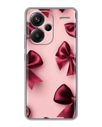 Чехол для Xiaomi Redmi Note 13 Pro Plus с картинкой «Бордовый атлас»