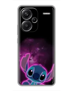 Чехол для Xiaomi Redmi Note 13 Pro Plus с картинкой «Неоновый Stitch»