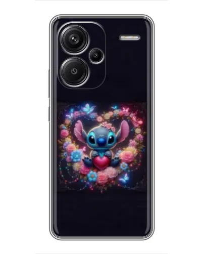 Чехол для Xiaomi Redmi Note 13 Pro Plus с картинкой «Stitch в цветах» Чехол для Xiaomi Redmi Note 13 Pro Plus с картинкой «Stitch в цветах»