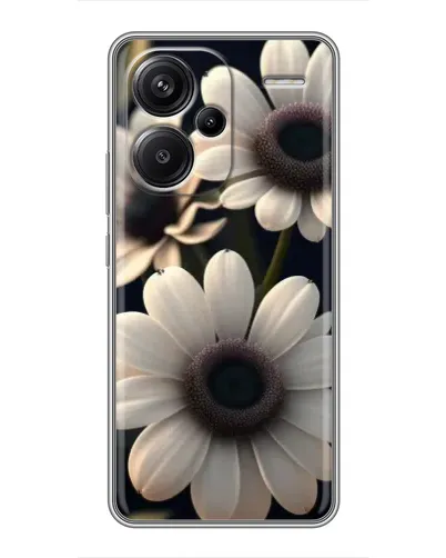 Чохол для Xiaomi Redmi Note 13 Pro Plus з картинкою «Білі маргаритки макро»
