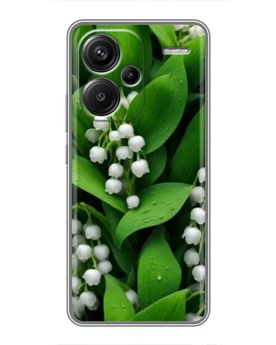 Чохол для Xiaomi Redmi Note 13 Pro Plus з картинкою «Конвалії в зелені»