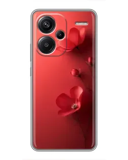 Чохол для Xiaomi Redmi Note 13 Pro Plus з картинкою «Макові суцвіття»