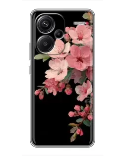 Чохол для Xiaomi Redmi Note 13 Pro Plus з картинкою «Рожева гілка сакури»
