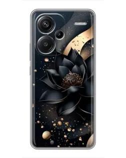 Чохол для Xiaomi Redmi Note 13 Pro Plus з картинкою «Чорний лотос»