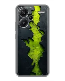Чохол для Xiaomi Redmi Note 13 Pro Plus з картинкою «Салатовий розлом скелі» Чохол для Xiaomi Redmi Note 13 Pro Plus з картинкою «Салатовий розлом скелі»