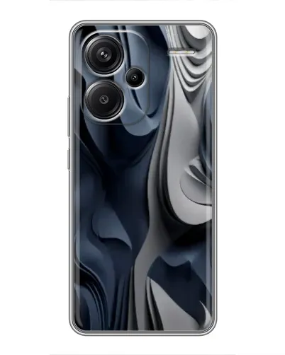 Чохол для Xiaomi Redmi Note 13 Pro Plus з картинкою «Об'ємні сині складки» Чохол для Xiaomi Redmi Note 13 Pro Plus з картинкою «Об'ємні сині складки»