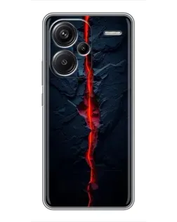 Чохол для Xiaomi Redmi Note 13 Pro Plus з картинкою «Червона лавова тріщина» Чохол для Xiaomi Redmi Note 13 Pro Plus з картинкою «Червона лавова тріщина»