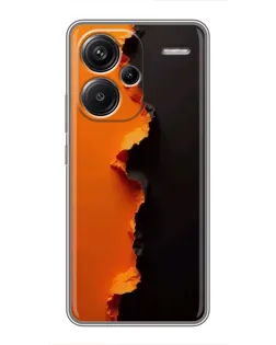 Чохол для Xiaomi Redmi Note 13 Pro Plus з картинкою «Помаранчевий розлом» Чохол для Xiaomi Redmi Note 13 Pro Plus з картинкою «Помаранчевий розлом»
