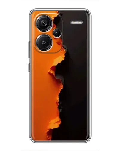 Чохол для Xiaomi Redmi Note 13 Pro Plus з картинкою «Помаранчевий розлом» Чохол для Xiaomi Redmi Note 13 Pro Plus з картинкою «Помаранчевий розлом»