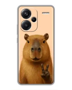 Чохол для Xiaomi Redmi Note 13 Pro Plus з картинкою «Капібара вікторія» Чохол для Xiaomi Redmi Note 13 Pro Plus з картинкою «Капібара вікторія»