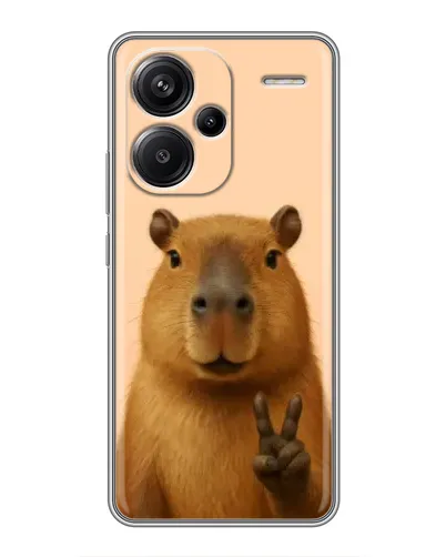 Чохол для Xiaomi Redmi Note 13 Pro Plus з картинкою «Капібара вікторія» Чохол для Xiaomi Redmi Note 13 Pro Plus з картинкою «Капібара вікторія»