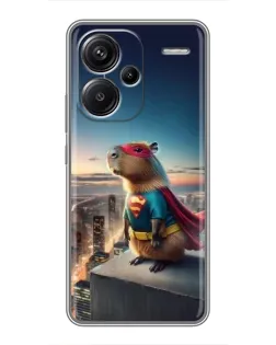 Чохол для Xiaomi Redmi Note 13 Pro Plus з картинкою «Капі-мен супергерой» Чохол для Xiaomi Redmi Note 13 Pro Plus з картинкою «Капі-мен супергерой»