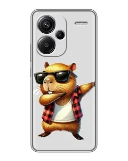 Чохол для Xiaomi Redmi Note 13 Pro Plus з картинкою «Капібара репер даб» Чохол для Xiaomi Redmi Note 13 Pro Plus з картинкою «Капібара репер даб»