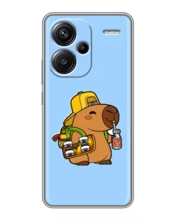 Чохол для Xiaomi Redmi Note 13 Pro Plus з картинкою «Капібара на скейті» Чохол для Xiaomi Redmi Note 13 Pro Plus з картинкою «Капібара на скейті»