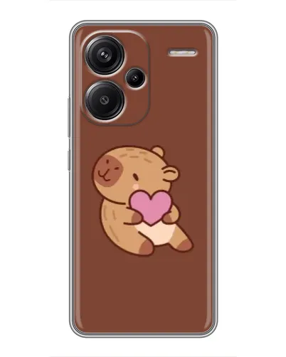 Чохол для Xiaomi Redmi Note 13 Pro Plus з картинкою «Капібара з серцем» Чохол для Xiaomi Redmi Note 13 Pro Plus з картинкою «Капібара з серцем»