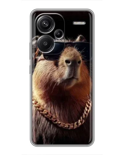 Чохол для Xiaomi Redmi Note 13 Pro Plus з картинкою «Капібара золотий ланцюг» Чохол для Xiaomi Redmi Note 13 Pro Plus з картинкою «Капібара золотий ланцюг»