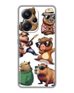 Чохол для Xiaomi Redmi Note 13 Pro Plus з картинкою «Круті капібари музиканти» Чохол для Xiaomi Redmi Note 13 Pro Plus з картинкою «Круті капібари музиканти»