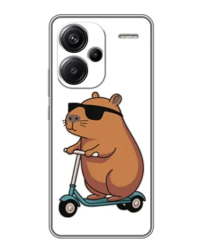 Чохол для Xiaomi Redmi Note 13 Pro Plus з картинкою «Капібара на самокаті» Чохол для Xiaomi Redmi Note 13 Pro Plus з картинкою «Капібара на самокаті»