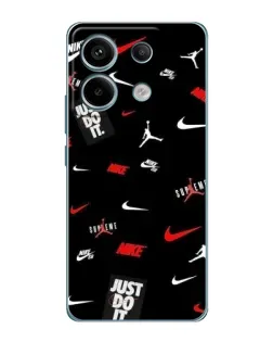 Чехол для Xiaomi Redmi Note 13 Pro с картинкой «Nike Mix Pattern»