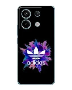 Чехол для Xiaomi Redmi Note 13 Pro с картинкой «Взрыв красок Adidas»