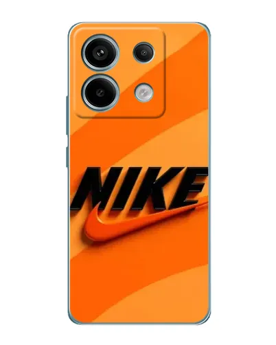 Чехол для Xiaomi Redmi Note 13 Pro с картинкой «Оранжевый драйв Nike»