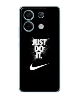 Чехол для Xiaomi Redmi Note 13 Pro с картинкой «Текстовый принт Nike» Чехол для Xiaomi Redmi Note 13 Pro с картинкой «Текстовый принт Nike»