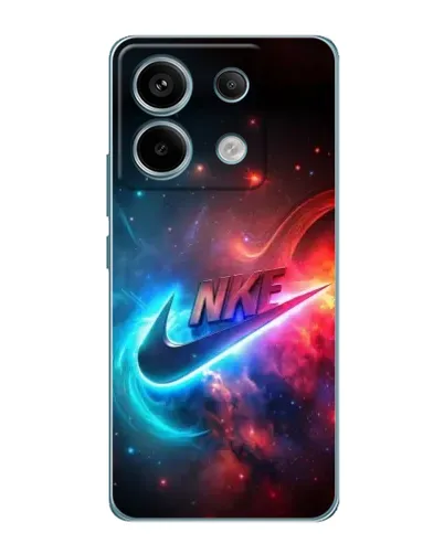 Чехол для Xiaomi Redmi Note 13 Pro с картинкой «Огненный логотип Nike»
