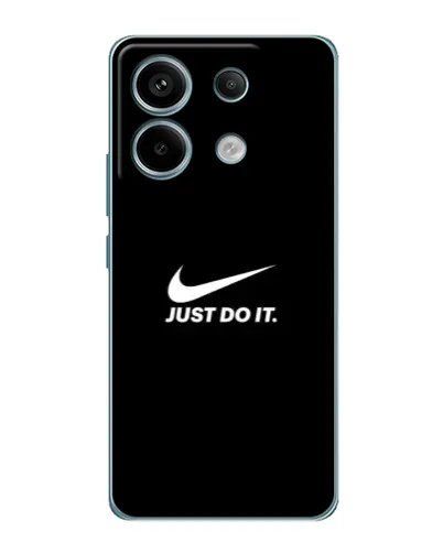 Чехол для Xiaomi Redmi Note 13 Pro с картинкой «Минимализм от Nike»