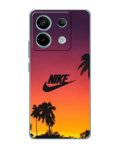 Чехол для Xiaomi Redmi Note 13 Pro с картинкой «Nike на закате солнца»