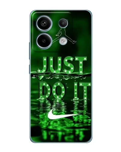 Чехол для Xiaomi Redmi Note 13 Pro с картинкой «Зеленый неоновый Nike»