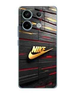 Чехол для Xiaomi Redmi Note 13 Pro с картинкой «Золотой Nike на металле» Чехол для Xiaomi Redmi Note 13 Pro с картинкой «Золотой Nike на металле»