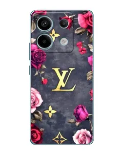 Чехол для Xiaomi Redmi Note 13 Pro с картинкой «Цветочный Louis Vuitton»