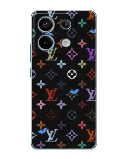 Чехол для Xiaomi Redmi Note 13 Pro с картинкой «Цветная монограмма LV»