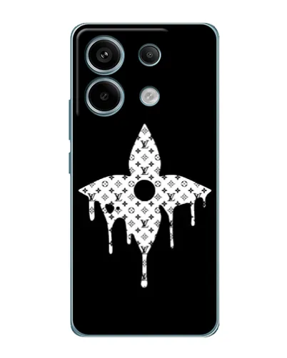Чехол для Xiaomi Redmi Note 13 Pro с картинкой «Цветочная монограмма» Чехол для Xiaomi Redmi Note 13 Pro с картинкой «Цветочная монограмма»