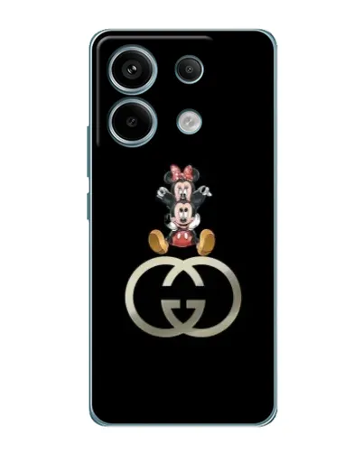 Чехол для Xiaomi Redmi Note 13 Pro с картинкой «Минни Маус на лого» Чехол для Xiaomi Redmi Note 13 Pro с картинкой «Минни Маус на лого»