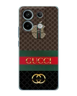 Чохол для Xiaomi Redmi Note 13 Pro з картинкою «Gucci — брендований десерт» Чохол для Xiaomi Redmi Note 13 Pro з картинкою «Gucci — брендований десерт»