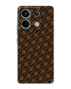 Чохол для Xiaomi Redmi Note 13 Pro з картинкою «Gucci — золоті діагоналі» Чохол для Xiaomi Redmi Note 13 Pro з картинкою «Gucci — золоті діагоналі»
