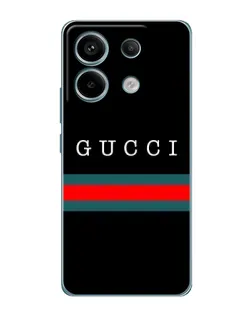 Чохол для Xiaomi Redmi Note 13 Pro з картинкою «Gucci — червоний пояс» Чохол для Xiaomi Redmi Note 13 Pro з картинкою «Gucci — червоний пояс»