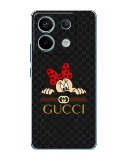 Чохол для Xiaomi Redmi Note 13 Pro з картинкою «Мінні Маус Gucci — чорний» Чохол для Xiaomi Redmi Note 13 Pro з картинкою «Мінні Маус Gucci — чорний»