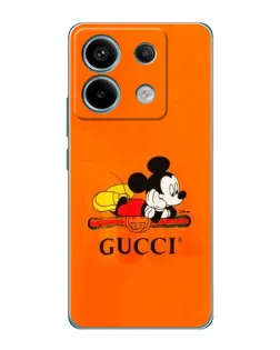 Чохол для Xiaomi Redmi Note 13 Pro з картинкою «Міккі Маус Gucci — помаранч» Чохол для Xiaomi Redmi Note 13 Pro з картинкою «Міккі Маус Gucci — помаранч»