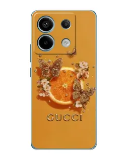Чохол для Xiaomi Redmi Note 13 Pro з картинкою «Gucci — золоті метелики» Чохол для Xiaomi Redmi Note 13 Pro з картинкою «Gucci — золоті метелики»