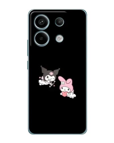 Чехол для Xiaomi Redmi Note 13 Pro с картинкой «My Melody и Kuromi» Чехол для Xiaomi Redmi Note 13 Pro с картинкой «My Melody и Kuromi»