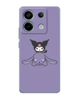 Чехол для Xiaomi Redmi Note 13 Pro с картинкой «Kuromi на лиловом фоне» Чехол для Xiaomi Redmi Note 13 Pro с картинкой «Kuromi на лиловом фоне»