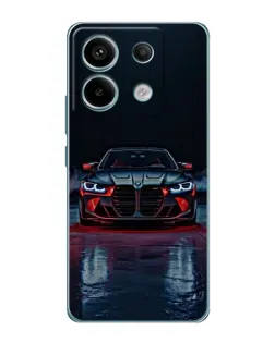 Чехол для Xiaomi Redmi Note 13 Pro с картинкой «BMW на мокрой дороге»