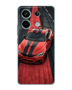 Чехол для Xiaomi Redmi Note 13 Pro с картинкой «BMW на красной дорожке»