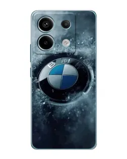 Чохол для Xiaomi Redmi Note 13 Pro з картинкою «Логотип BMW — лід»