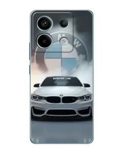 Чохол для Xiaomi Redmi Note 13 Pro з картинкою «BMW в білому диму»